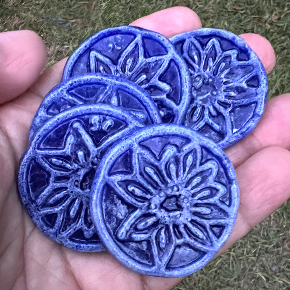 Edelweiss Recycled Glass Doubloon